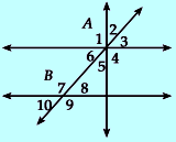 Contoh soal 7 sudut sehadap, sudut berseberangan dan sudut sepihak