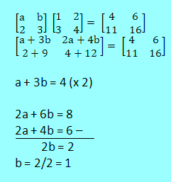 Jawaban perkalian matriks
