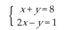Sistem persamaan linear menggunakan matriks
